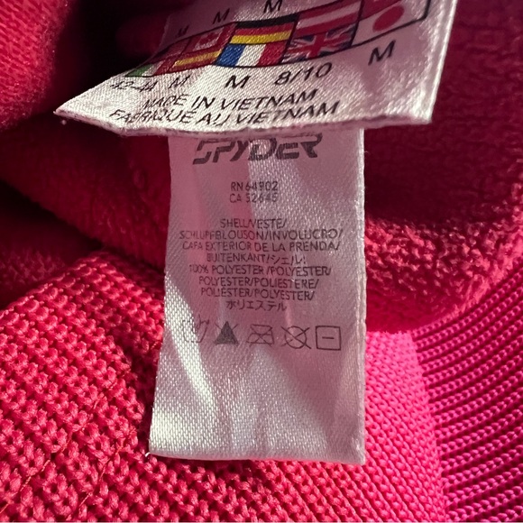 Spyder Virtue Full-Zip Core Sweater in Pink, M - Picture 12 of 14